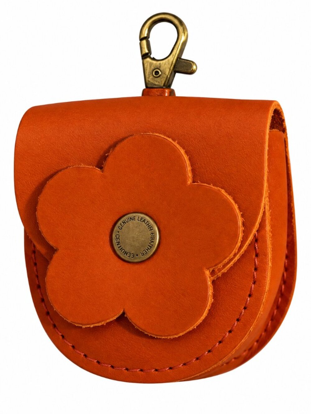 Petunia Pouch Paprika Color Portland Leather Goods